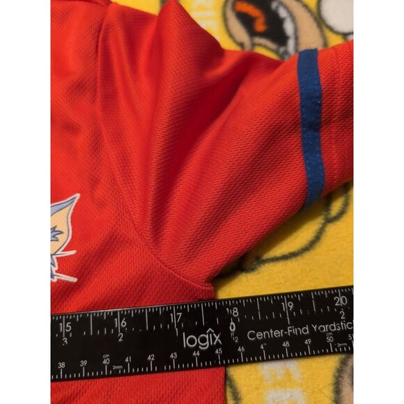 Tom And Jerry Red Boy's Baseball Jersey Shorts 2 Piece Set Size 18/20 - Picture 9 of 12